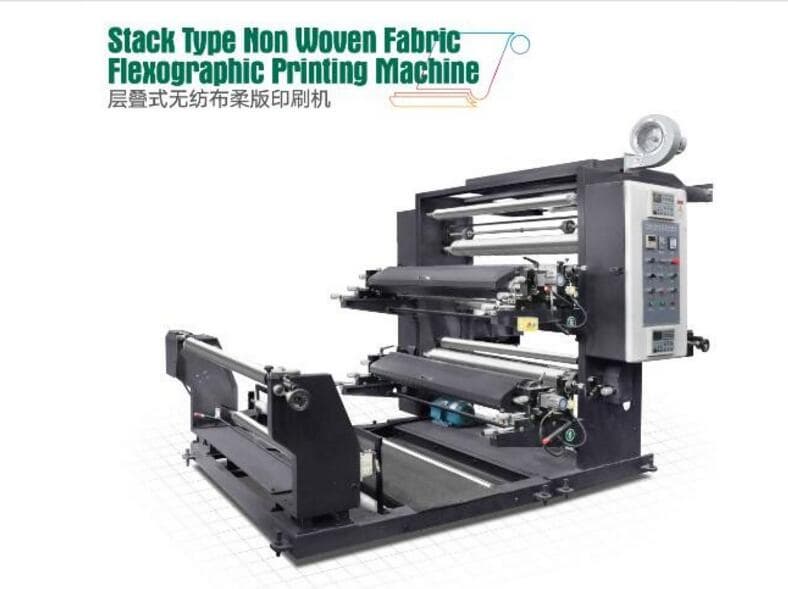Stack type Non Woven Fabric Flexographic Printing Machine